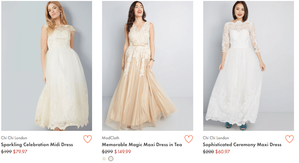 Modcloth Wedding Dresses